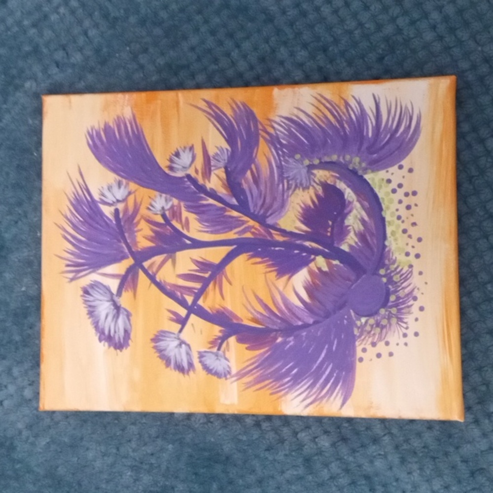 10x12 acrylic canvas painting by me